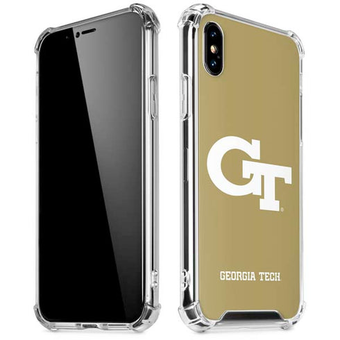 Georgia Institute of Technology Gold GT iPhone XS Max Clear Case
